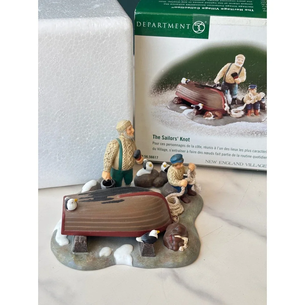 Department 56 New England Village The Sailors Knot Figurine 56617 Nautical